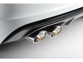 MILLTEK CAT-BACK AUDI S3 2013 2020 NON-RESONATED (LOUDER). QUAD OVAL POLISHED TI - 0