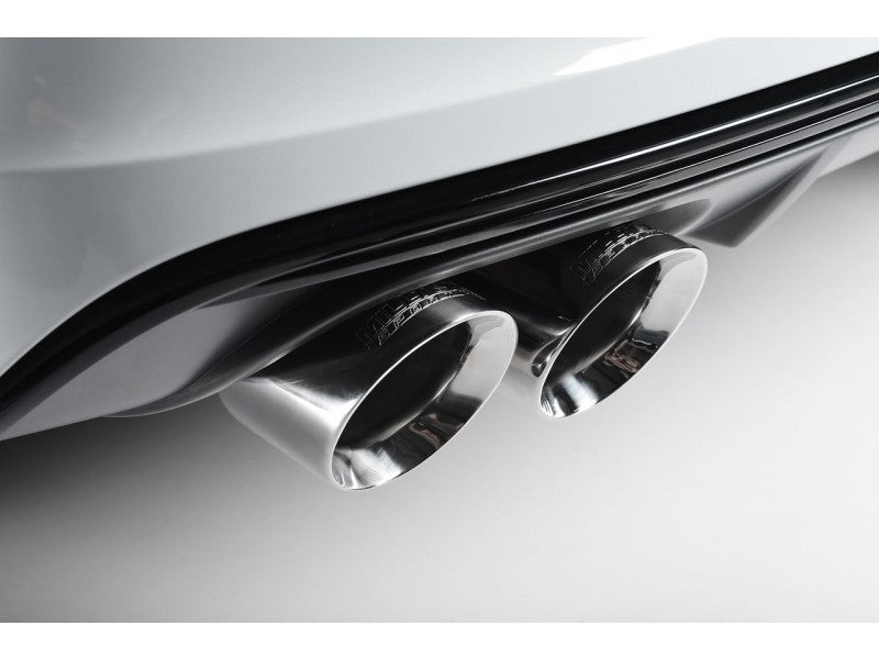 MILLTEK CAT-BACK AUDI S3 2013 2020 NON-RESONATED (LOUDER). QUAD ROUND POLISHED T