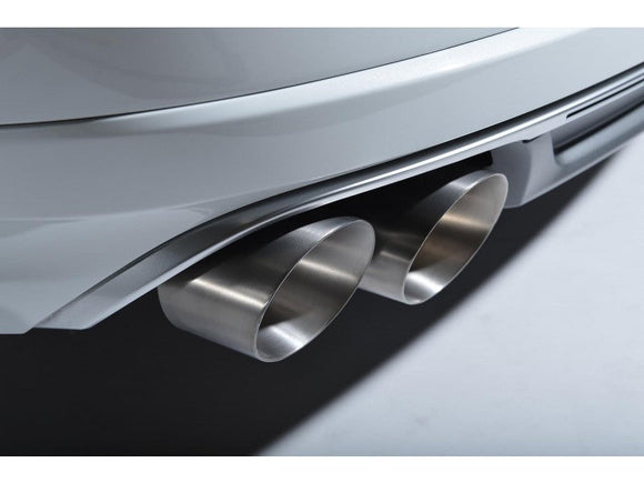 MILLTEK CAT-BACK AUDI S3 2013 2020 NON-RESONATED (LOUDER). QUAD ROUND TITANIUM T
