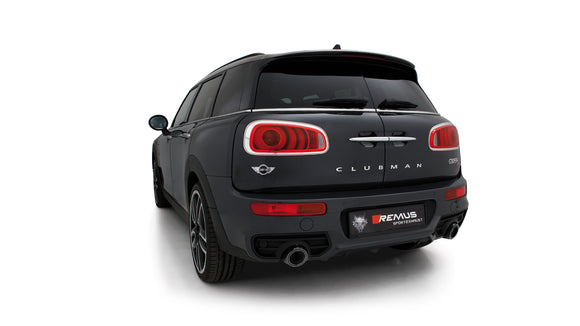 Remus 2016 Mini Cooper S Clubman F54 (5 Door) 2.0L Turbo Cat Back Exhaust (Tail Pipe Set Required)