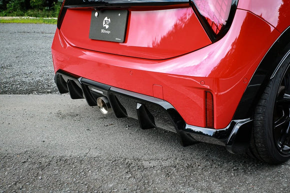 3D Design F66 MINI Cooper JCW Rear Diffuser
