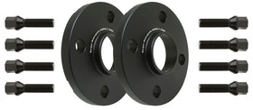 Mini Cooper 18mm Wheel Spacer Kit by BMS w/8 Black Extended Wheel Bolts