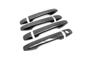 OLM Dry Carbon Fiber Door Handle Covers - 2015 WRX 2015 STI 2014 Forester