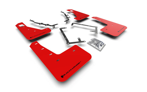 RALLY ARMOR UR MUD FLAPS: 2009–2011 FORD FOCUS MK2 RS