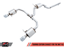 AWE Touring Edition Exhaust for MK7 Jetta GLI w/ High Flow Downpipe (not included) - Chrome Silver Tips-1