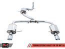 AWE Touring Edition Exhaust for MK7 Jetta GLI w/ High Flow Downpipe (not included) - Chrome Silver Tips-3