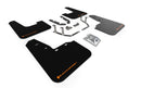 Rally Armor 18-23 Ford Fiesta ST MK8 Black UR Mud Flap w/Orange Logo-1