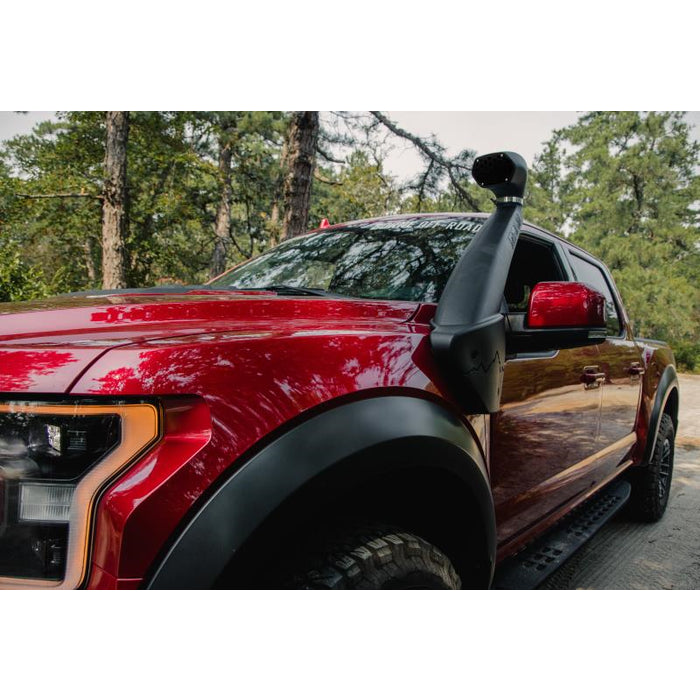 Mishimoto BORNE Off-Road 17-20 Ford F-150 Raptor 3.5L EcoBoost Snorkel - Micro-Wrinkle Black