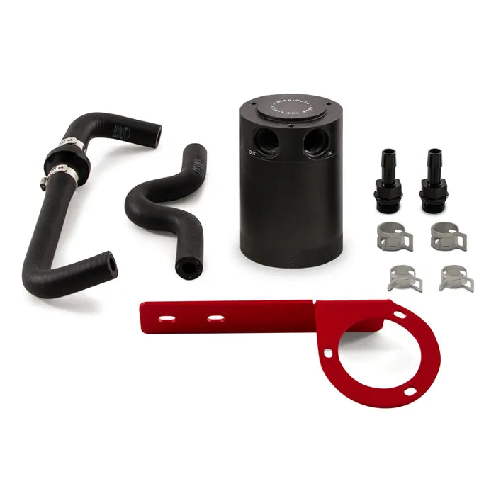 Baffled Oil Catch Can, PCV Side, fits Honda Civic Type R 2017+ - 0