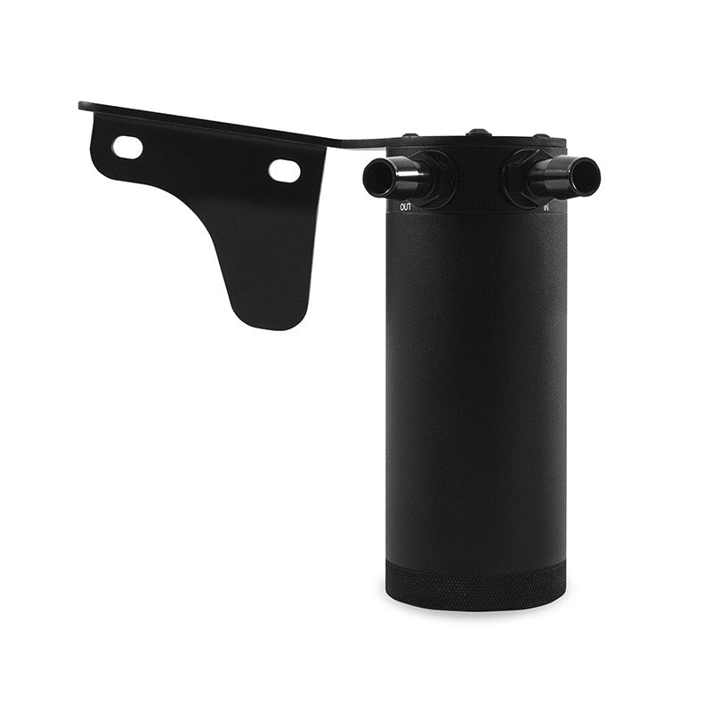 Mishimoto 07-13 Mazda Mazdaspeed3 Baffled Oil Catch Can Kit - Black (PCV Side) - 0