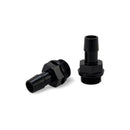 Mishimoto 2pcs. M20x1.5 1/2in Aluminum Catch Can Fittings - Black-1