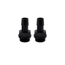 Mishimoto 2pcs. M20x1.5 1/2in Aluminum Catch Can Fittings - Black-2