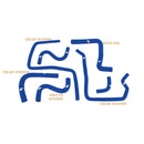 Mishimoto 04-07 Subaru STI / 06-07 WRX Blue Silicone Ancillary Hoses-4