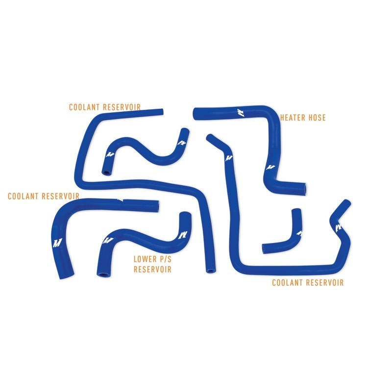 Mishimoto 04-07 Subaru STI / 06-07 WRX Blue Silicone Ancillary Hoses