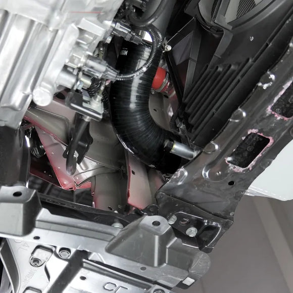 Mishimoto 2023+ Toyota GR Corolla Intercooler & Pipe Kit - Black Cooler - Red Pipes