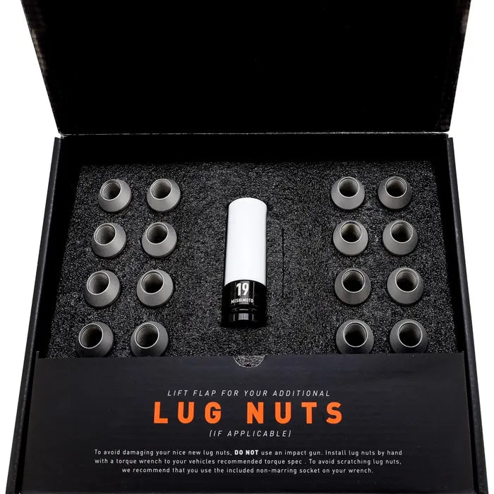 Mishimoto Steel Locking Lug Nuts M14x1.5, 20pc Set