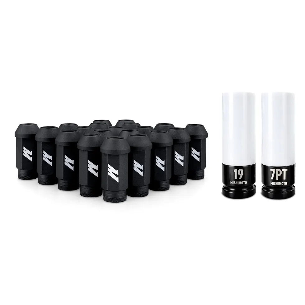 Mishimoto Steel Locking Lug Nuts M14x1.5, 20pc Set