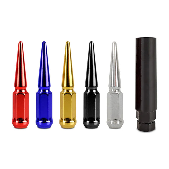 Mishimoto Spiked Lug Nuts, M12x1.5, 24-PC Set