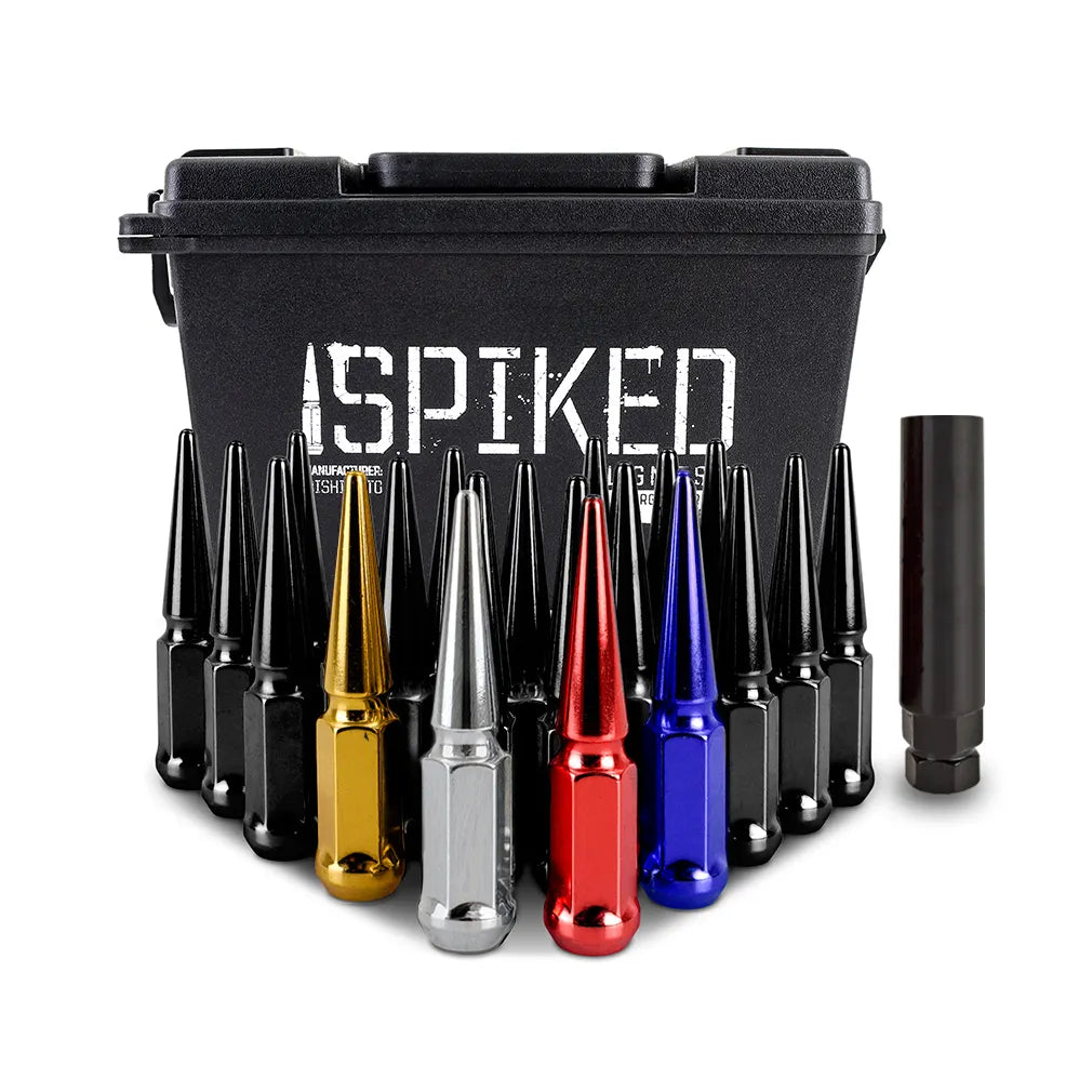 Mishimoto Spiked Lug Nuts, M12x1.5, 24-PC Set
