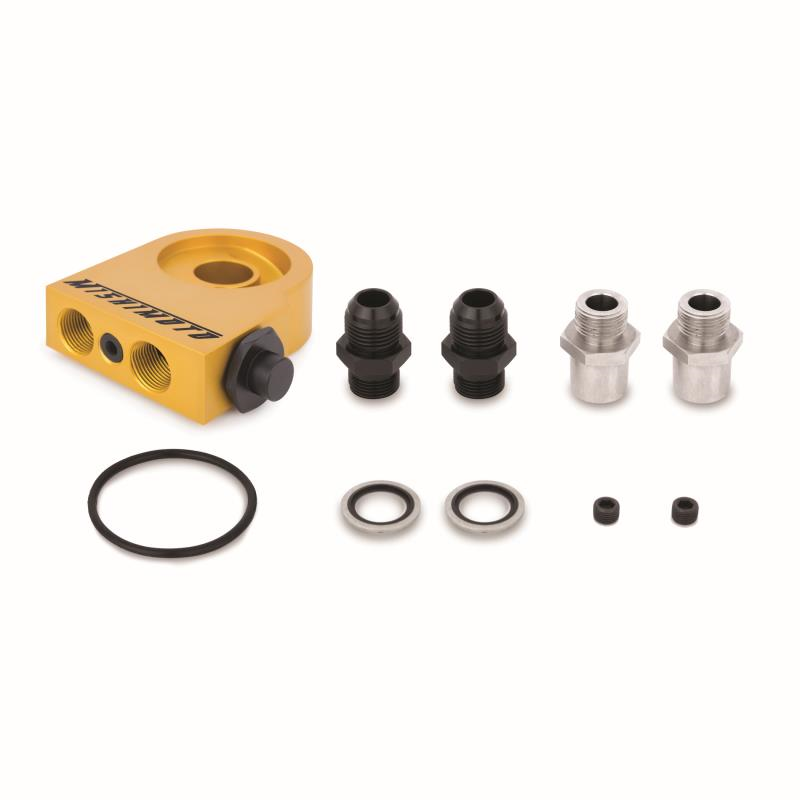Mishimoto Universal 19 RowThermostatic Oil Cooler Kit - Black - 0