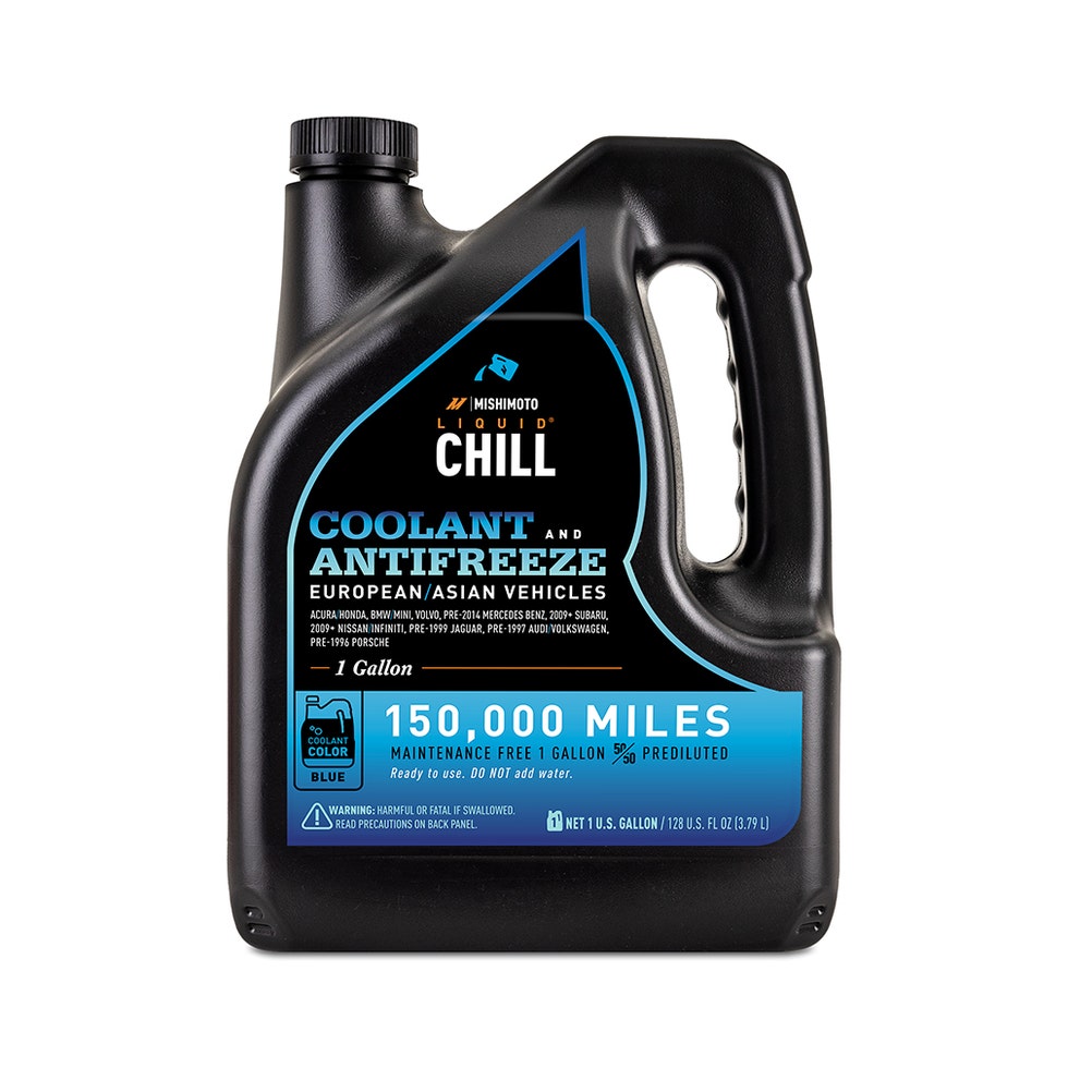 Mishimoto Liquid Chill® OE Coolant, Blue, European/Asian Vehicles, 1 Gallon