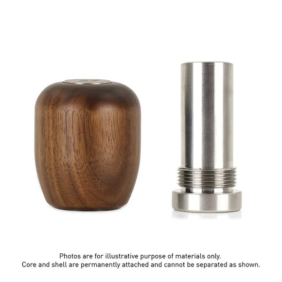 Mishimoto Short Steel Core Wood Shift Knob - Walnut