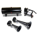 Kleinn Dual Black Horn Kit w/ 150 PSI Air Compressor / 1.5 gal Air Tank-1