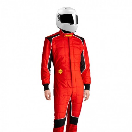 Momo Corsa Evo Driver Suits Size 50 (SFI 3.2A/5/FIA 8856-2000)-Red