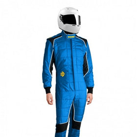 Momo Corsa Evo Driver Suits Size 64 (SFI 3.2A/5/FIA 8856-2000)-Blue