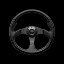 Momo Jet Steering Wheel 350 mm -  Black AirLeather/Black Spokes-1