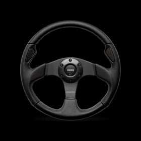 Momo Jet Steering Wheel 350 mm -  Black AirLeather/Black Spokes