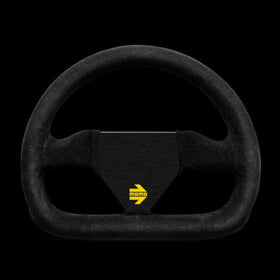 Momo MOD12 Steering Wheel 250 mm -  Black Suede/Black Spokes