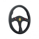 Momo MOD80 Steering Wheel 350 mm - Black Leather/Black Spokes-2