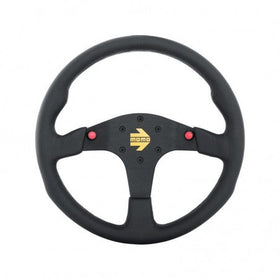 Momo MOD80 Steering Wheel 350 mm - Black Leather/Black Spokes