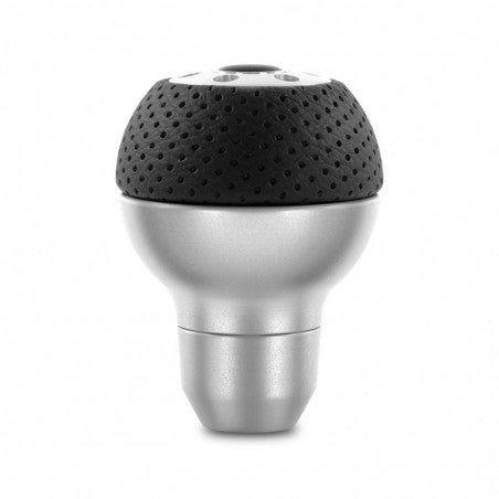 Momo Race Shift Knob - Aluminum, Black Airleather Insert