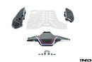 BMW M Performance F90 M5 / F91 F92 F93 M8 Carbon Engine Cover Carbon Extension Set-1