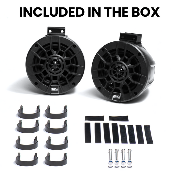 Boss Audio Systems ATV UTV Marine IPX6 Waketowers