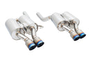 BMW E60 M5 ’05-’10 Supremo Exhaust – Blue Titanium Tips Left Side-1