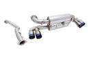 BMW E82 1M 11-12 – Supremo Exhaust System – Burnt Rolled Tips (Must Buy MIDPIPE-BE821M)-1