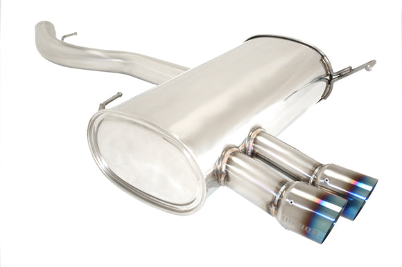 Supremo Exhaust System for BMW E90/92 328i/328ix 07-11 – Blue Titanium Tips