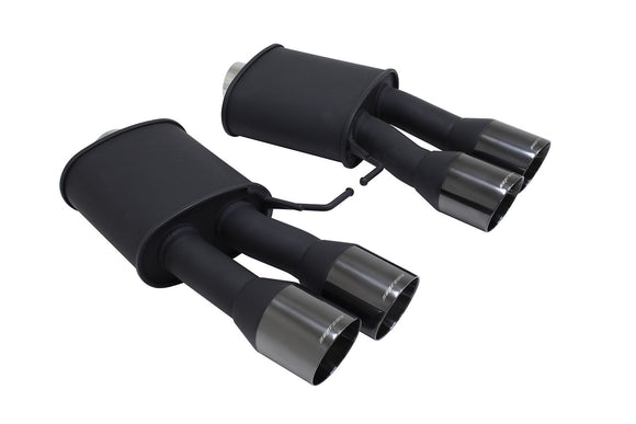 BMW F10 M5 2011+ Supremo Exhaust System – Black Chrome Rolled Tips