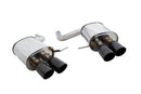 BMW F10 11-17 (535i w/ M-Sport Bumper) – Supremo Exhaust System – Black Chrome Rolled Tips (sold w/ RL)-1