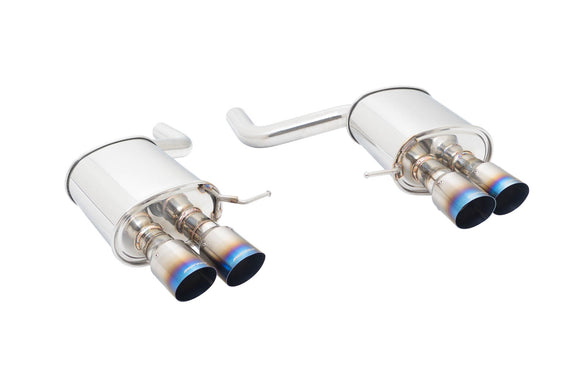 Supremo Exhaust System for BMW F10 2011+ (535i w/ M-Sport Bumper) – Blue Titanium Tips (sold w/ RL)