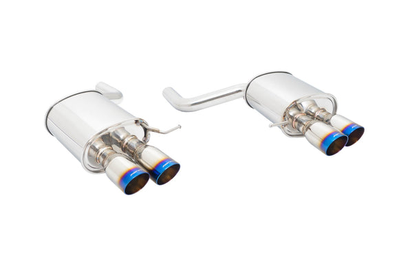 BMW F10 2011+ (535i w/ M-Sport Bumper) Supremo Exhaust System – Burnt Rolled Tips (sold w/ RR)