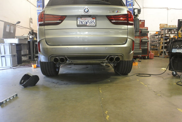 BMW X5M (F85) 2015+ / X6M (F16) 2014+ (Excludes Regular X5/X6) Supremo Exhaust – Raw Metal Tips