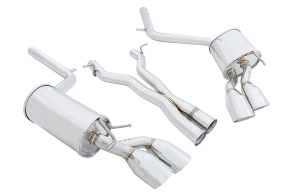Mercedes Benz C63 AMG ’12-’15 – Stainless Rolled Tips – Axle Back