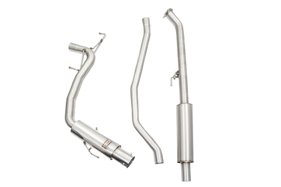 Megan Racing DS Single Exit Exhaust for Honda Civic 2022-2025, T-304 Stainless Steel