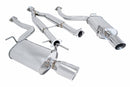 Megan Cat Back OE-RS Infiniti G37 4dr only 09+ (fit RWD and AWD) Stainless Roll Tips, (RL) (sold with M and RR)-1