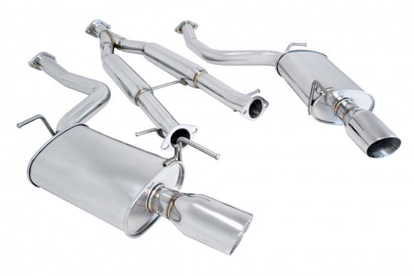 Megan Cat Back OE-RS Infiniti G37 4dr only 09+ (fit RWD and AWD) Stainless Roll Tips, (RL) (sold with M and RR)