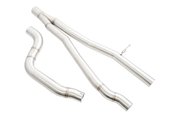 Toyota Supra 19+ OE Type Dual Exit Exhaust System W/ Burnt Blue Tips (3.0L 6-Cyl)